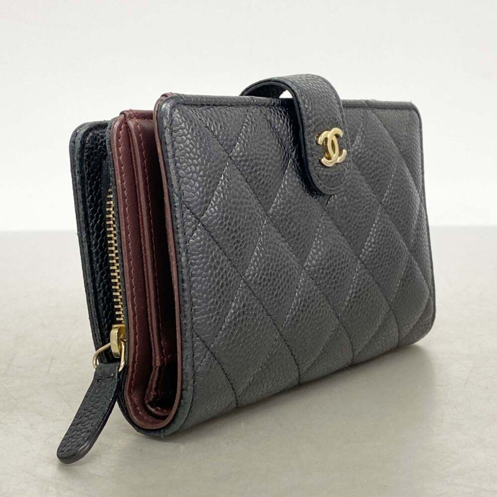 CHANEL Black Caviar Leather Wallet - Picture 2 of 11